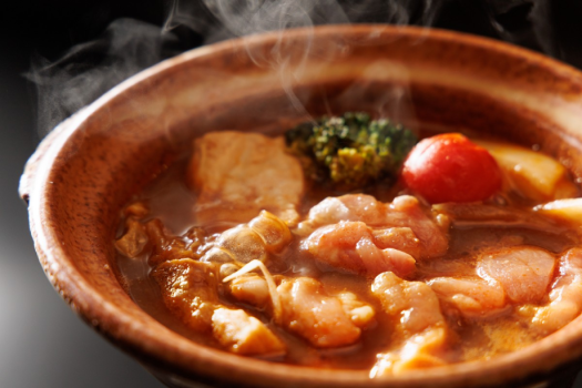 信州牛特性鍋焼き　※季節によりメニューは異なります