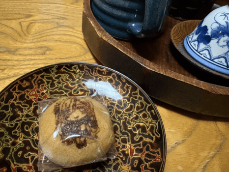 別所愛染ちゃん　鎌原まんじゅうのコラボ饅頭