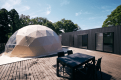 B☆CABIN（ウッドデッキ・専用ドッグラン・ドームテント)