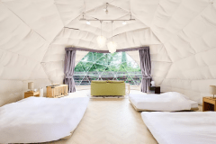 D☆CABIN（ウッドデッキ・ドームテント)