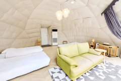 D☆CABIN（ウッドデッキ・ドームテント)