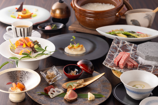 【ダイニング 旬房 淡悦】夕食（一例）