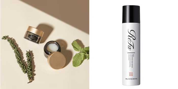 ブラックペッパーマッサージバーム・炭酸スプレー（イメージ）