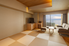 温泉露天風呂付和洋室A（一例）