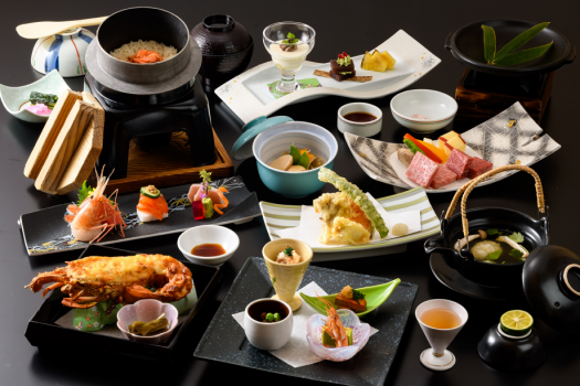 【連泊でお得】一泊目は玉屋の基本会席・二泊目はグレードアップしたお料理をプラス料金なしで★信州プレミアム牛肉と信州の旬を堪能する
