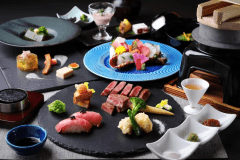 プレミアム客室専用の夕食