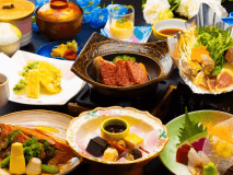 【迷ったらコレ！春のスタンダード】みかわ牛陶板焼き＆鮮魚５種盛り♪３～５月の竹島会席