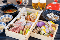 【1泊2食】絶品！里山グランピングBBQプラン～那須のご当地食材を使った”地産地消”の美食<飲み放題付き>