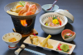 【会場食の一例】新潟県産「純白のビアンカ豚」の旨味が際立つ、彩り豊かな懐石料理。