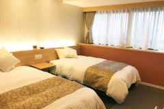 洋室ユニバーサルツイン｜車いす対応バリアフリー｜2名迄