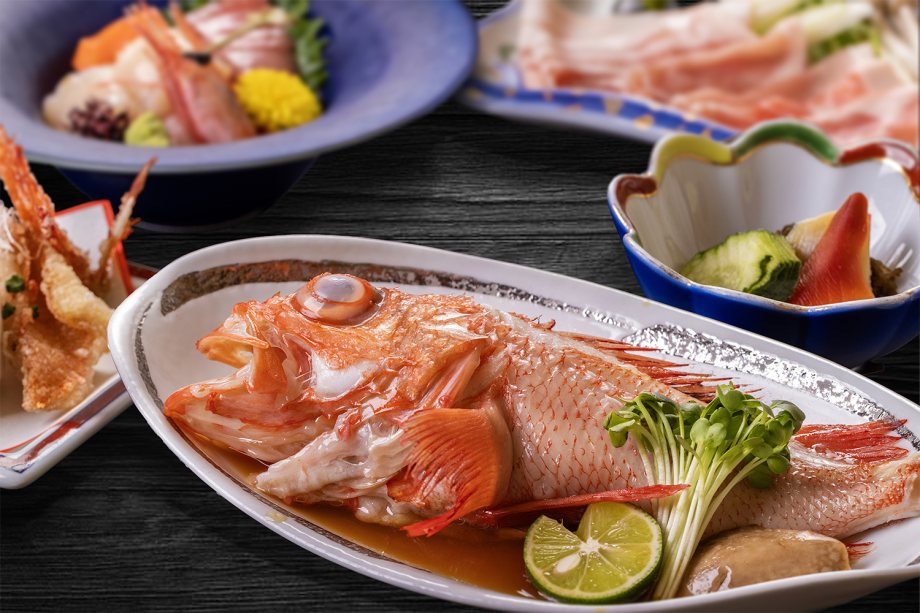 お手軽会席。きんきを気軽に舌鼓