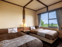 【湖の眺望】角部屋デラックスツイン◇御神渡◇