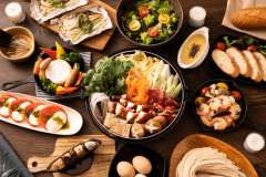 【グランピング×鍋プランA】みんなでわいわい鍋パーティ！あか牛＆馬肉のすき焼きコース（2食付）