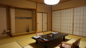 808号室　特別和洋室　和室スペース