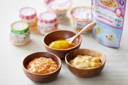 【ご朝食】小さなお子様連れも安心！離乳食もご用意していますのでお気軽にお声がけください。