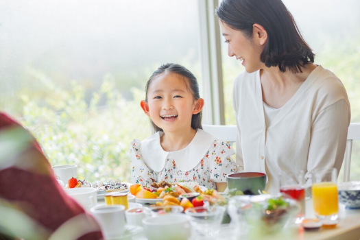 【ご朝食】お子様も喜ぶブッフェメニューが豊富に揃っています。