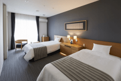 【客室一例】ユニバーサルルームはバリアフリー対応客室でございます。