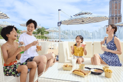 家族での​賑やかな​ひと​ときに​ぴったりな​ボリューム満点の​夏グルメも。