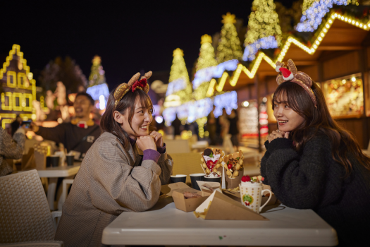 クリスマスならでわのグルメも・・・♪（※昨年の様子）