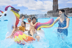 昼も夜も憧れのリゾート体験が叶うウォーターガーデンプール