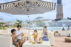 昼も夜も憧れのリゾート体験が叶うウォーターガーデンプール