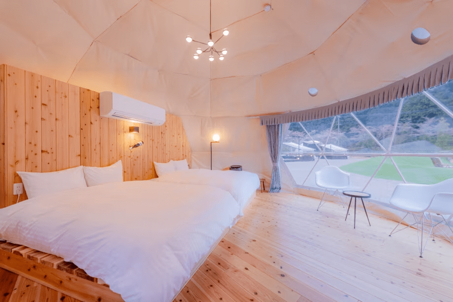 【３月限定】言葉にできない”ありがとう”を焚き火に託す”ホワイトdayグランピング”（一泊2食付き）