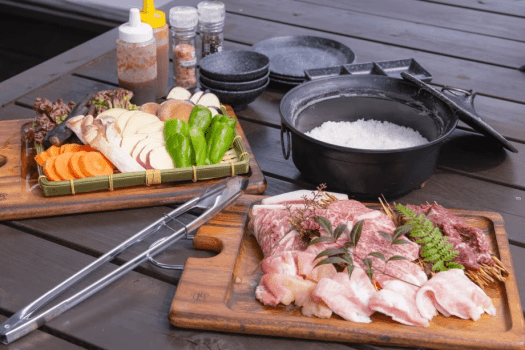 ボリューム満点のBBQ