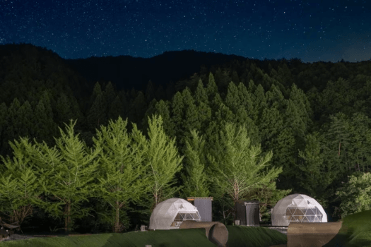 自然の中で楽しむ星空グランピング