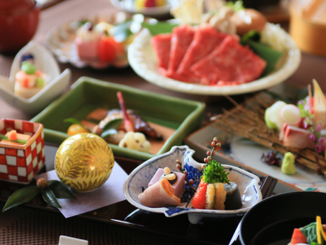 調理長渾身の会席料理の一例