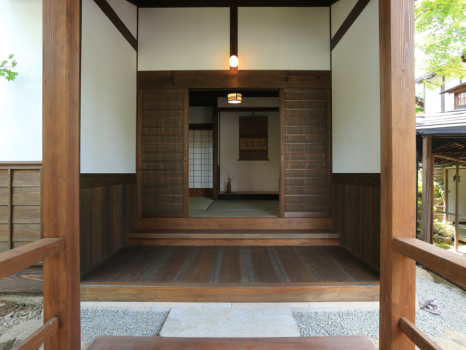 貴賓室【武家屋敷 桜御殿】家老など高貴な方が来訪された時だけ特別に使われた玄関