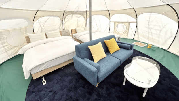 ◆スイートテント（ペット同伴可）　家族の一員である愛犬とごゆっくりとお寛ぎください♪