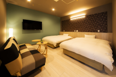 【半露天風呂付デラックスツイン】