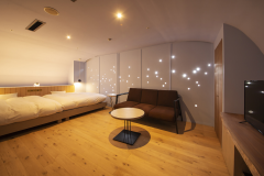 【スターツイン】 プラネタリウム投射機で、輝く星空を演出。