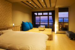 【オーシャンビュー半露天風呂付和洋室】