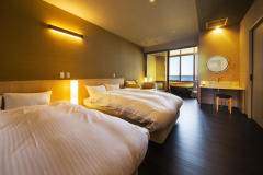 【オーシャンビュー半露天風呂付ツイン】