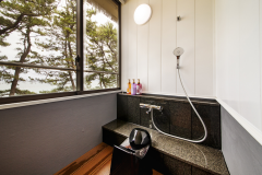 【オーシャンビュー半露天風呂付ツイン】-バス-