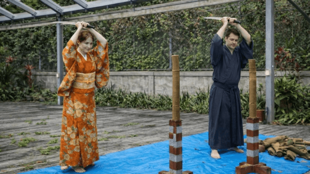 抜刀体験　※体験場所はホテル敷地内となります。画像はイメージです。