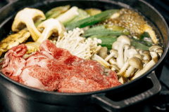 【秋限定】松茸の炙り焼きと兵庫県産A5等級黒毛和牛のすき焼き【森の恵みコース】◆松茸や栗ご飯を贅沢に味わう◆(朝夕食付)