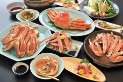 【日帰り昼食】古城厳選ズワイガニ 2.0杯使用|蟹刺身・焼蟹・茹蟹・蟹すき鍋 等|伝統カニフルコース 【日帰り昼食】古城厳選ズワイガニ 2.0杯使用|蟹刺身・焼蟹・茹蟹・蟹すき鍋 等|伝統カニフルコース