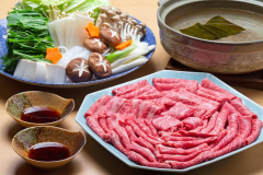 【但馬牛しゃぶしゃぶ】但馬牛本来の芳醇な旨みを堪能｜但馬牛200g使用｜特選但馬牛しゃぶしゃぶコース