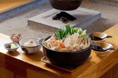 【ちゃんこ鍋コース】当館名物グルメ 料理長特製ちゃんこ鍋｜食材8種以上の旨味凝縮｜一泊二食付き