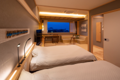 Ｇタイプ　展望風呂付和室+ツイン