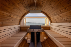 キッシュウー・ガゼボバレルサウナ内観 キッシュウー・ガゼボバレルサウナ内観