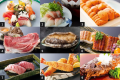 秋のデラックス会席9品の中からお好みのお料理3品お選びください。