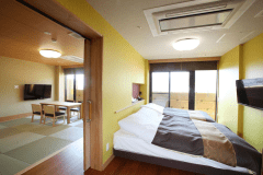 露天風呂付客室「昌客殿」和洋室（8畳+2ベッド）内風呂なし（一例）