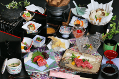 地場の素材・旬の食材をふんだんに使ったこだわりお料理の数々をお楽しみ（イメージ）