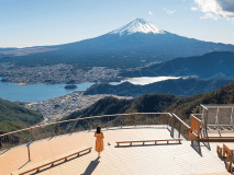 FUJIYAMAツインテラスからのぞむ絶景の富士山（秋）