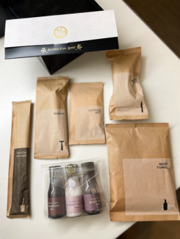 【アメニティ】「mugicara」CO2排出削減・プラスチック使用量削減アメニティ。