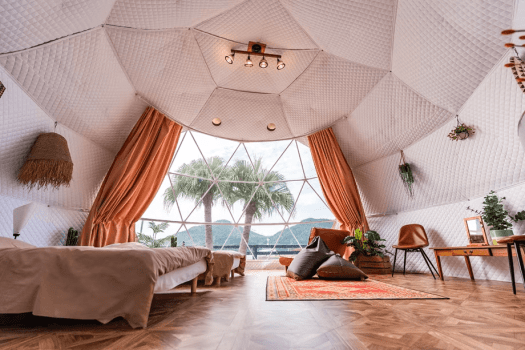 ・【ドームテント・マセイオ】雄大な自然と贅沢なひとときを過ごす。そんな非日常をご堪能ください