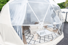 ・【ドームテント・フィッシャーマンズワーフ】絶景オーシャンビュー独り占め。透明ドームで海と一体に